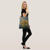 TOTE BAG ÎLE ENTOURÉE D'EAU (Sur le modèle)