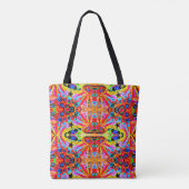 Tote Bag Île orange d'étoile (Dos)