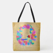 Tote Bag Île Rustique Oiseau 'Aloha' (Devant)