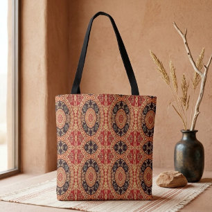 Tote Bag Île Tribale Tons Terreux