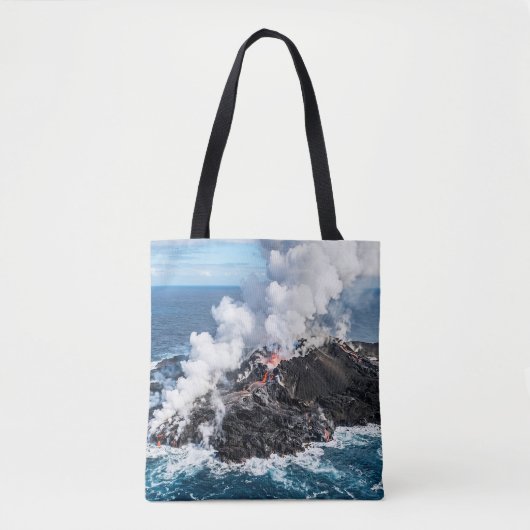 Tote Bag Île volcanique (Devant)