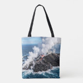 Tote Bag Île volcanique (Dos)