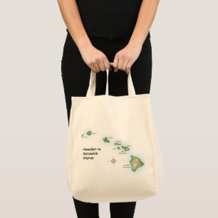 Tote Bag Îles hawaïennes