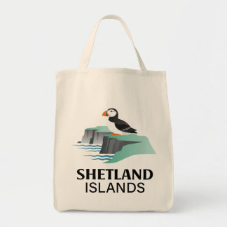 Tote Bag Îles Shetland Écosse Royaume-Uni
