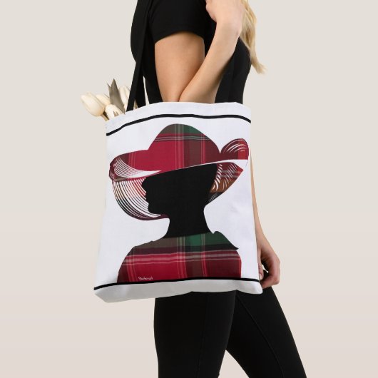 Tote Bag Îles Vierges américaines Motif USVI Madras Personn (De près)