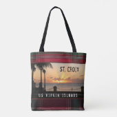 Tote Bag Îles Vierges américaines Sainte-Croix Sunset Madra (Dos)