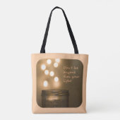 Tote Bag Illuminations de pot Mason (Dos)