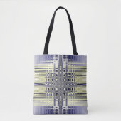 Tote Bag Illusion optique fractale (Devant)