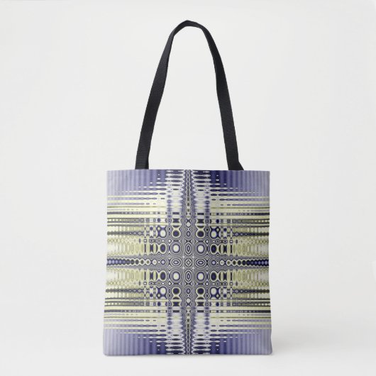 Tote Bag Illusion optique fractale (Devant)