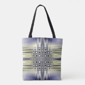 Tote Bag Illusion optique fractale (Dos)