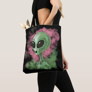 Tote Bag Illustration Alien classique