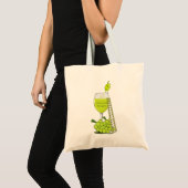 Tote Bag Illustration amusante de la fabrication du vin (Devant (produit))