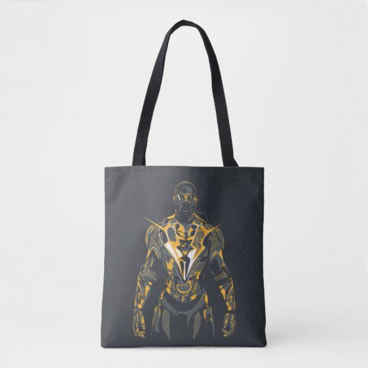 Tote Bag Illustration Black Lightning (Devant)