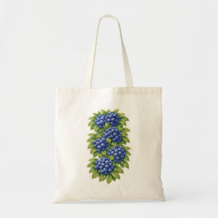 Tote Bag Illustration botanique de myrtille