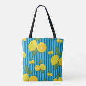 Tote Bag Illustration citrons (Dos)
