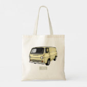 Tote Bag Illustration classique de van (Dos)