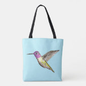Tote Bag Illustration d’Anna’s Hummingbird (Dos)