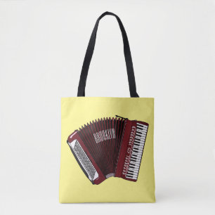 Tote Bag Illustration d'accordion