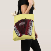 Tote Bag Illustration d'accordion (De près)