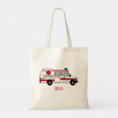 Tote Bag Illustration d'ambulance (Dos)