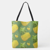 Tote Bag Illustration d'ananas (Dos)