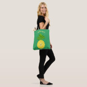 Tote Bag Illustration d'ananas mignon (Sur le modèle)