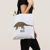 Tote Bag Illustration d'Ankylosaurus (De près)
