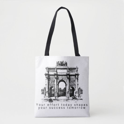 Tote Bag Illustration d'arche classique (Devant)