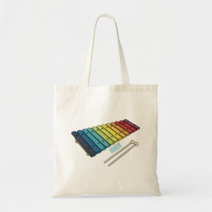 Tote Bag Illustration de bande dessinée en Xylophone