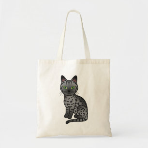 Tote Bag Illustration de bande dessinée Mau égyptien fumé