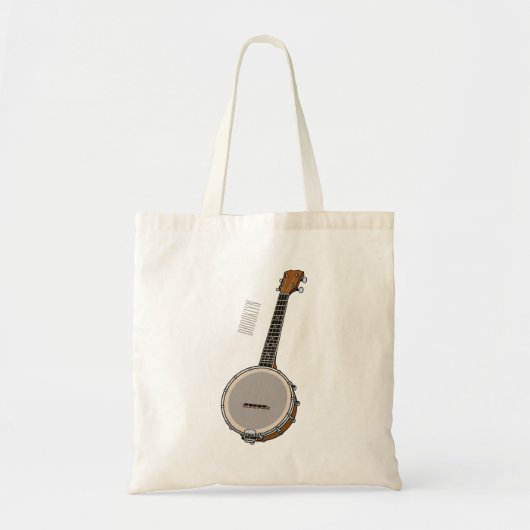 Tote Bag Illustration de Banjo (Devant)