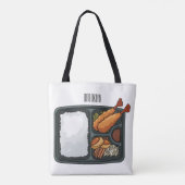 Tote Bag Illustration de Bento (Dos)