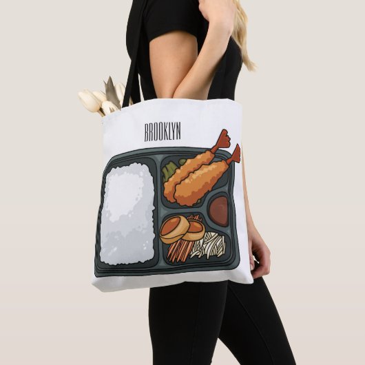 Tote Bag Illustration de Bento (De près)