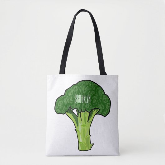 Tote Bag Illustration de Broccoli (Devant)