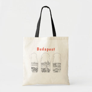 Tote Bag Illustration de Budapest et parlement hongrois