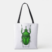 Tote Bag Illustration de bug Mecynorhina torquata (Dos)