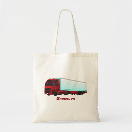Tote Bag Illustration de camion roumain (Devant)