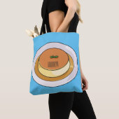 Tote Bag Illustration de caramel de crème (De près)