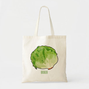 Tote Bag Illustration de caricature de laitue