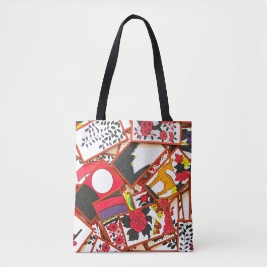 Tote Bag Illustration de cartes japonaises (Diverses) (Devant)