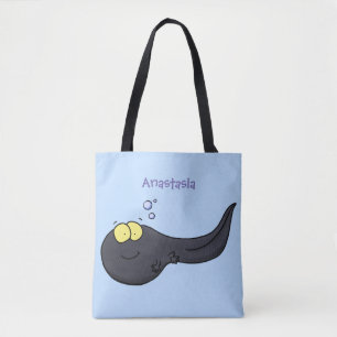 Tote Bag Illustration de cartoon de têtard mignon et amusan