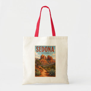 Tote Bag Illustration de Cathedral Rock à Sedona, Arizona,