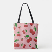 Tote Bag Illustration de cerises (Dos)
