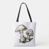 Tote Bag Illustration de champignon (Dos)