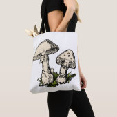 Tote Bag Illustration de champignon (De près)