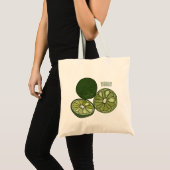 Tote Bag Illustration de chaux Kaffir (Devant (produit))
