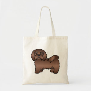 Tote Bag Illustration de chien de dessin animé mignon Havan