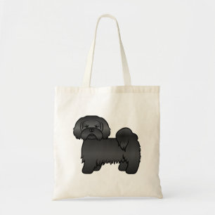 Tote Bag Illustration de chien de dessin animé mignon Lhasa