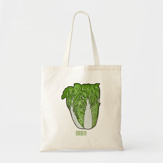 Tote Bag Illustration de chou chinois (Devant)