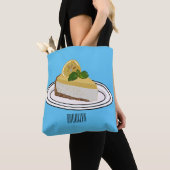 Tote Bag Illustration de citron cheesecake (De près)